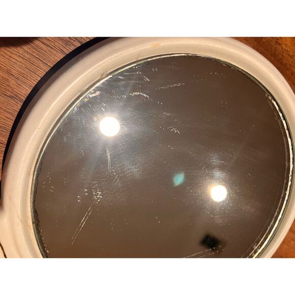 Vintage Hand Mirror Ceramic Blonde Woman, French Inspired, McRae's 1970s, Old - Picture 6 of 9